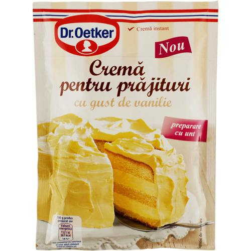 Крем для торта масляный со вкусом ванили “ДР.ОЕТКЕР“, 140гp
